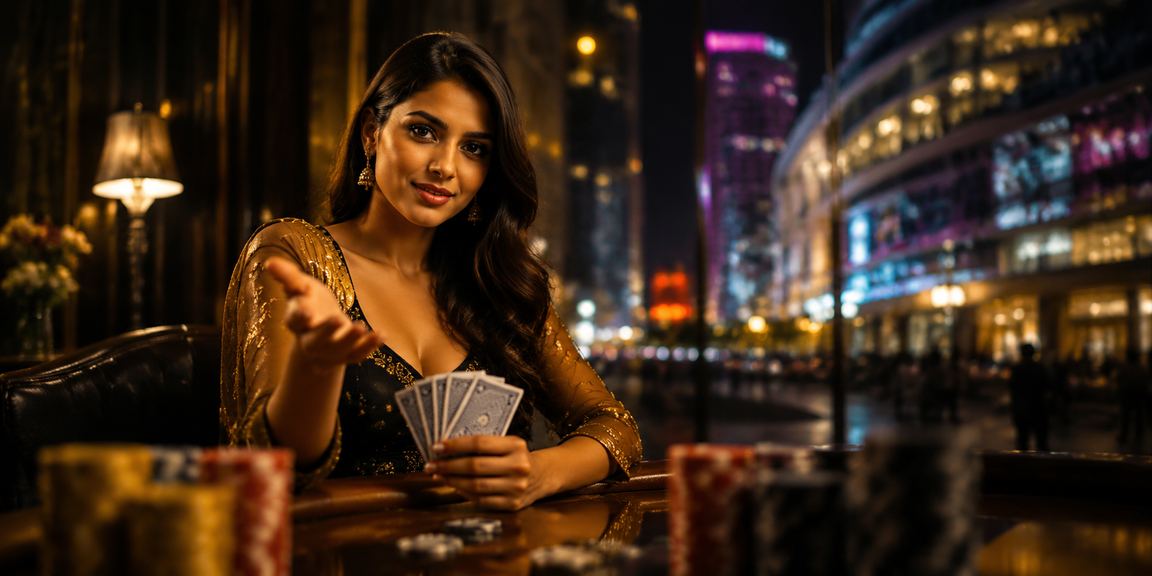 নারায়ণগঞ্জে নিয়ন আলোয় রামি গেমে মোবাইল লেনদেন করছেন একজন খেলোয়াড়